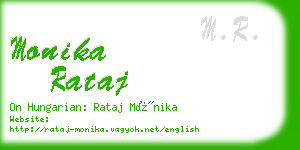 monika rataj business card